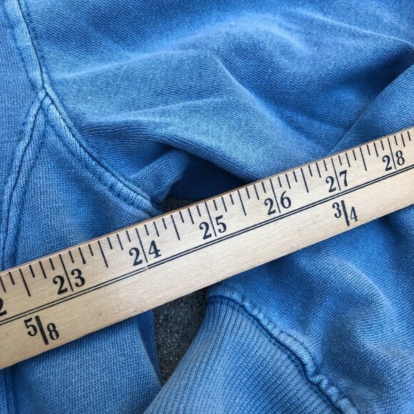 VTG U.S. APPAREL Yellowstone National Park Sweatshirt LG Men's Blue Crew Retro - Picture 3 of 8